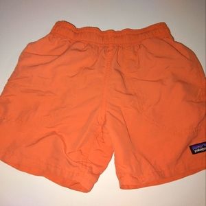Boy's Patagonia swim trunks. Orange sz. XS